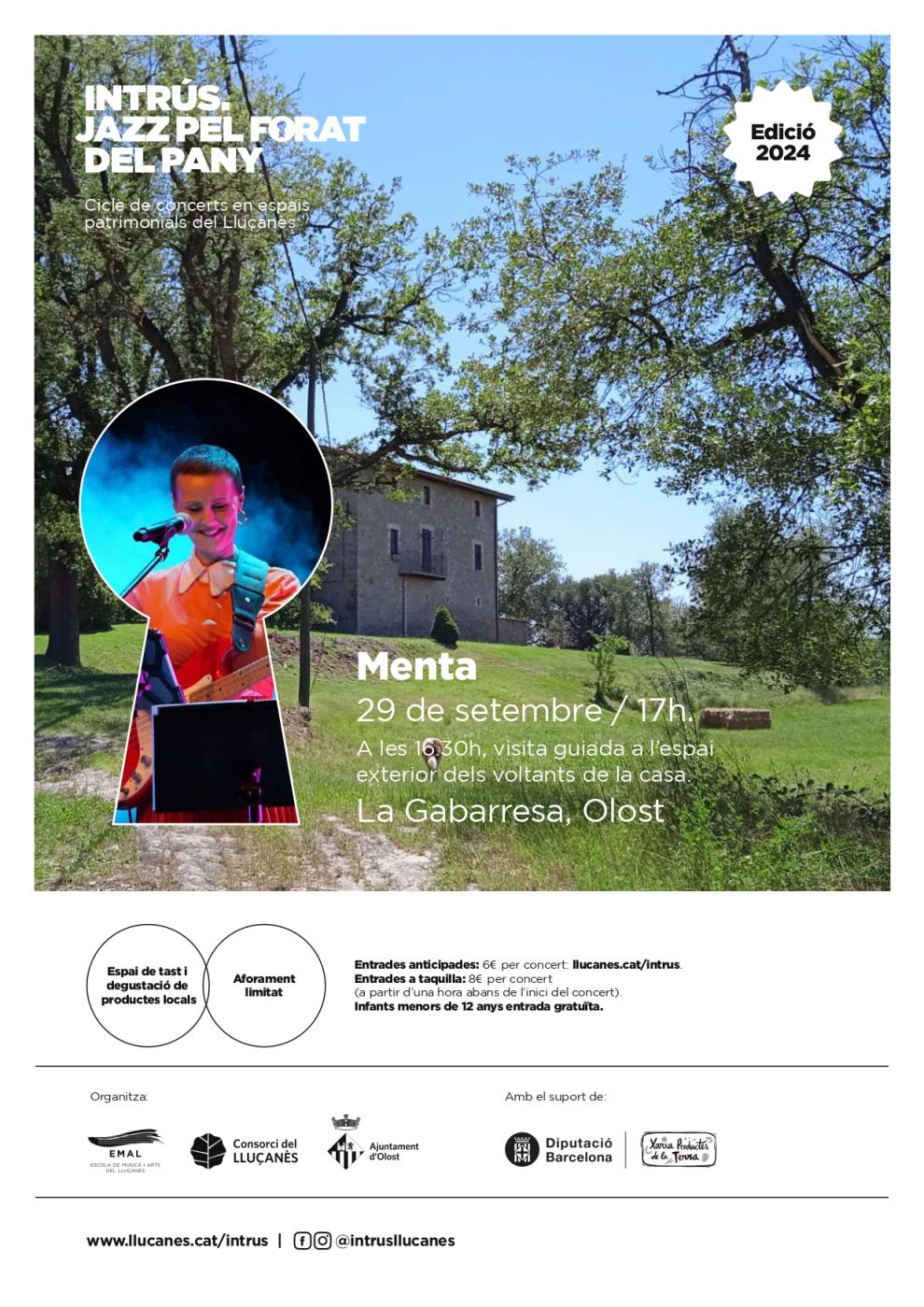 Concert de l'Intrús a Olost, 29 de setembre